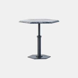 Pedestal Hexagon Side Table | Beistelltische | Gabriel Scott