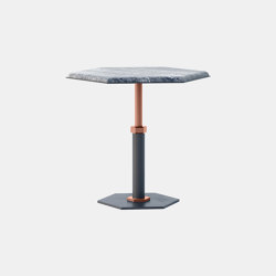 Pedestal Hexagon Side Table | Tavolini alti | Gabriel Scott