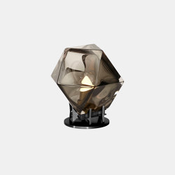 Welles Double-Blown Glass Desk Lamp | Luminaires de table | Gabriel Scott