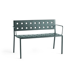 Balcony Dining Bench With Arm | Bancs | HAY