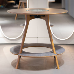 Grounded 12 | Ergonomic Collaborative Group Project Table with Footplate | Standing tables | GreyFox