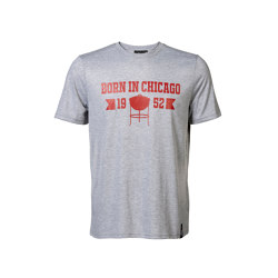 T-shirt "Born in Chicago" - Grau S/M L/XL XX-Large |  | Weber