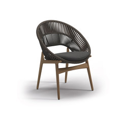 Bora Essstuhl mit Armlehne | Stühle | Gloster Furniture GmbH