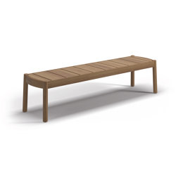 Haven High Coffee Table Teak | open base | Gloster Furniture GmbH