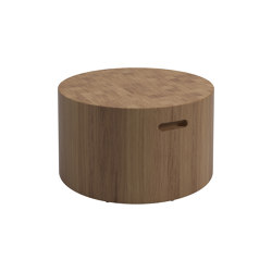 Block 62.5cm Round Side Table | closed base | Gloster Furniture GmbH