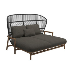 Fern Daybed mit hoher Lehne | Sonnenliegen / Liegestühle | Gloster Furniture GmbH