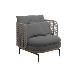 Mistral Lounge Sessel mit niedriger Lehne | Sessel | Gloster Furniture GmbH