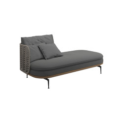 Mistral Chaise links mit niedriger Lehne | Sun loungers | Gloster Furniture GmbH