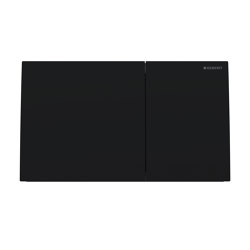 Actuator plates | Sigma70 matt black | Bathroom taps | Geberit