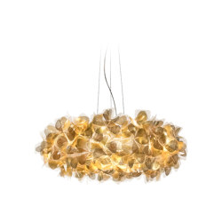 Clizia Suspension Large | Mama Non Mama Gold | Transparent Wire | Suspended lights | Slamp