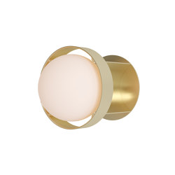 Loop Large wall light Gold with Sphere IV | Wall lights | Tala