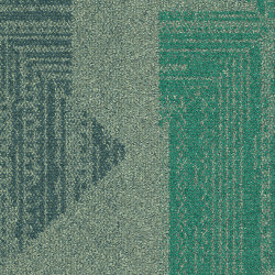 Open Air 403 Transition 9705006 NICKEL/TEAL | Carpet tiles | Interface
