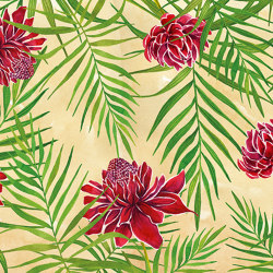 Blooming | Red Blooming | Wall coverings / wallpapers | Ambientha