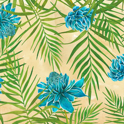 Blooming | Sky Blue Blooming | Wall coverings / wallpapers | Ambientha