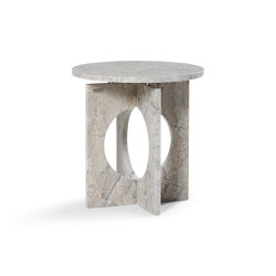 Ruby Side Table Marble Silverroots