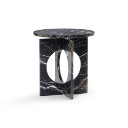 Ruby Side Table Marble Café Amaro | Side tables | DAMI Luxury Interior