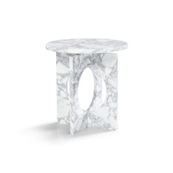 Ruby Side Table Marble Arrabescato | Side tables | DAMI Luxury Interior