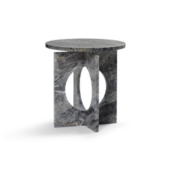 Ruby Side Table Marble Grigio Orobico | Tables d'appoint | DAMI Luxury Interior