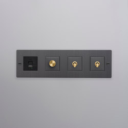 Toggle Switches | EU Retractive Module | 2 way | Dimmer switches | Buster + Punch