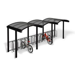 Galleria shelter | Bicycle stands | Euroform W