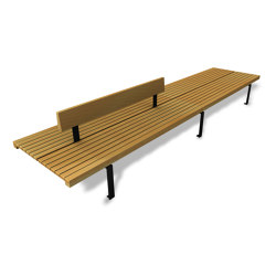 Linea 382 bench | Benches | Euroform W