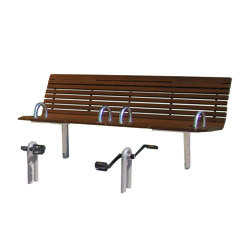 Stilo P bench | open base | Euroform W