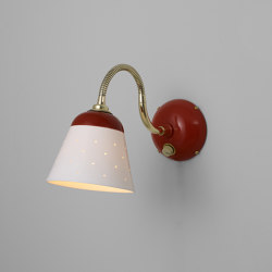 Alma Wall Light,With Dimmer Cable & Plug, Coral | Wall lights | Original BTC