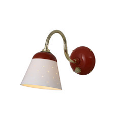 Alma Wall Light with Dimmer, Coral