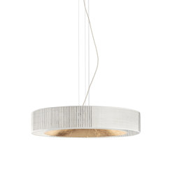 Ond'A Vestita White On Gold | Suspended lights | Hind Rabii