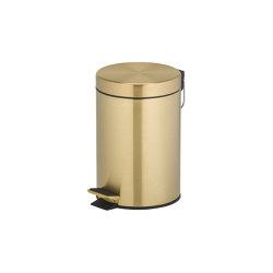 Hotel | Pedal Bin 3 Liter Brushed gold | Bathroom accessories | Geesa