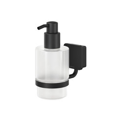 Topaz Black | Soap dispenser 200 ml Black | Bathroom accessories | Geesa