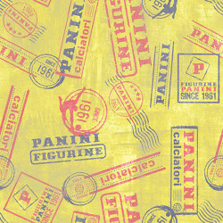 Panini Stamps Yellow | Wandbilder / Kunst | TECNOGRAFICA