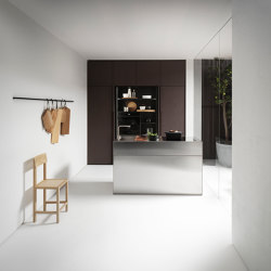 Small Living Kitchens Tall Storage Units | Fitted kitchens | Falper
