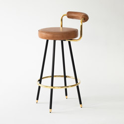 Block | B-A-3 Round Stool | Bar stools | Topos Workshop