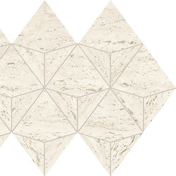 Marvel Travertine White Mosaico Origami | Ceramic mosaics | Atlas Concorde