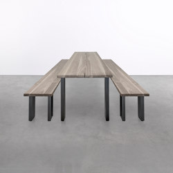 at_10 Table and on_09 Bench | Dining tables | Silvio Rohrmoser