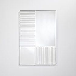 Finestra Flutes Rect. | Wall mirrors | Deknudt Mirrors