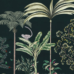 Jardin des Oiseaux Nuit | Wall coverings / wallpapers | ISIDORE LEROY