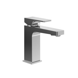 Architectura Square | Single-lever basin mixer with draw bar outlet fitting, Chrome | Waschtischarmaturen | Villeroy & Boch