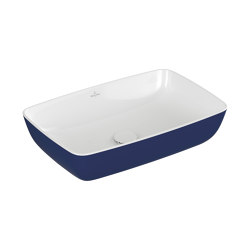 Artis Surface-mounted | washbasin, 580 x 385 x 130 mm, Deep Ocean, without overflow, unpolished