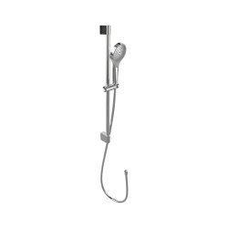 Verve Showers | Shower set with three spray types for wall-mounted, Chrome