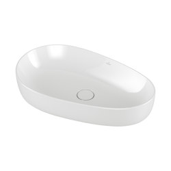 Antao Surface-mounted | washbasin, 650 x 400 x 146 mm, White Alpin CeramicPlus, without overflow, unpolished | Wash basins | Villeroy & Boch