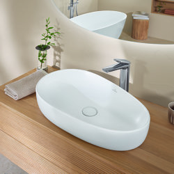 Antao Lavabo | sobre encimera, 650 x 400 x 146 mm, Blanco CeramicPlus, sin rebosadero, no pulido | Lavabos | Villeroy & Boch