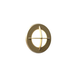 Arran Round LED | Solid Brass | Outdoor recessed wall lights | Astro Lighting
