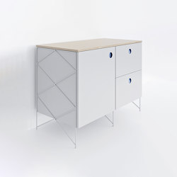 Kitchen Cabinet #1612 | Light blue | Küchenschränke | Fleysen