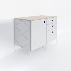 Kitchen Cabinet #1613 | Light blue | Kitchen furniture | Fleysen