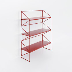 Shelving unit #1211 | Red