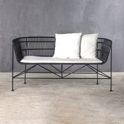 Kanso | Wayland Sofa 138 Natural Rattan | 2-seater | Set Collection