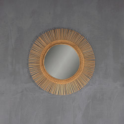 Malawi | Sun Mirror Round/Oval Natural Small | Mirrors | Set Collection