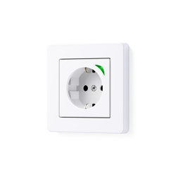 A FLOW | JUNG HOME SCHUKO® socket Energy in white |  | JUNG